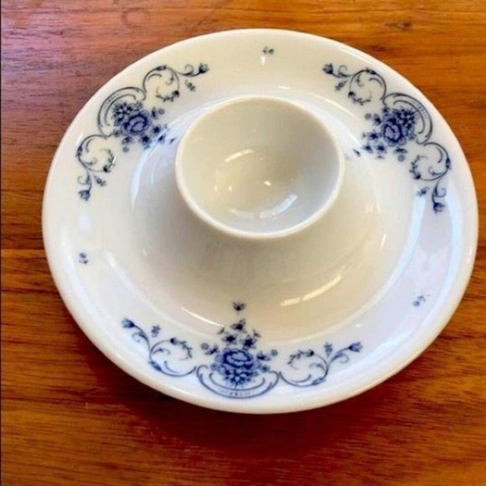 COPY - Vintage Mitterteich Bavaria egg cup plate